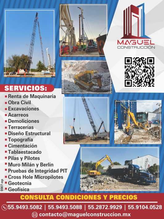 Maguel Construccion, SERVICES:*Machinery Rental*Civil Works*Excavations*Carrying*Demolitions*Ear thworks*Structural Design*Topography Maguel Construccion, SERVICES:*Machinery Rental*Civil Works*Excavations*Carrying*Demolitions*Ear thworks*Structural Design*Topography