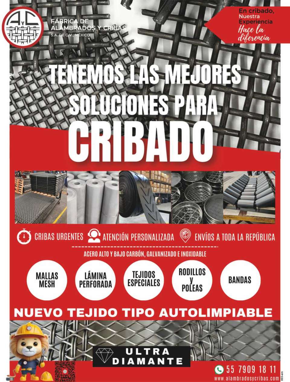 Urgent screens, factory wire fences, fine meshes, perforated sheets. High and low carbon steel, galvanized and stainless steel Urgent screens, factory wire fences, fine meshes, perforated sheets. High and low carbon steel, galvanized and stainless steel