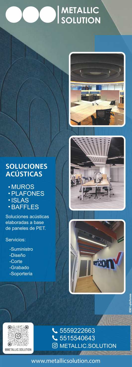 Soluciones acusticas elaboradas a base de PET, muros, plafones, islas, baffles. Suministros, diseño, corte, grabado, soporteria Soluciones acusticas elaboradas a base de PET, muros, plafones, islas, baffles. Suministros, diseño, corte, grabado, soporteria