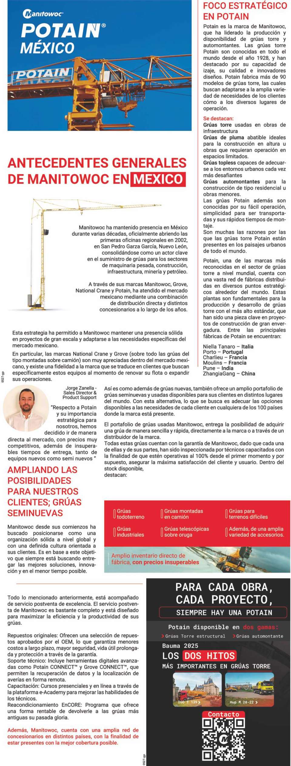 Gruas montadas en camion, Gruas Torre, Gruas todo terreno, Gruas telescopicas sobre orugas, Gruas industriales y para terrenos dificiles. Marcas Manitowoc, Potain, Grove y National Crane. Gruas montadas en camion, Gruas Torre, Gruas todo terreno, Gruas telescopicas sobre orugas, Gruas industriales y para terrenos dificiles. Marcas Manitowoc, Potain, Grove y National Crane.