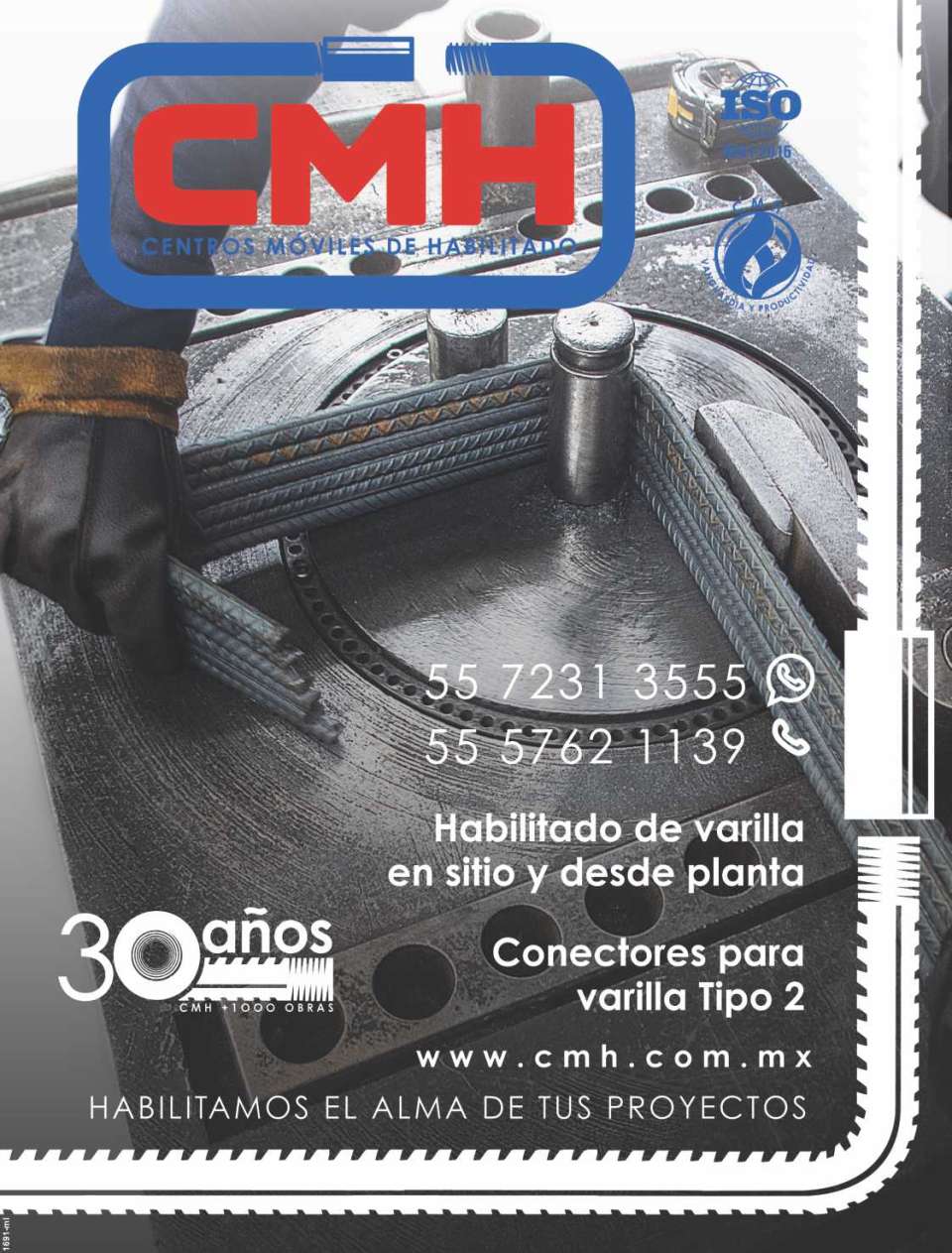 Rod enabled on site and from the plant, Type 2 Mechanical Connectors, Maxima Technology in Connections, with ACI318 regulations and current construction regulations of the CDMX. Rod enabled on site and from the plant, Type 2 Mechanical Connectors, Maxima Technology in Connections, with ACI318 regulations and current construction regulations of the CDMX.