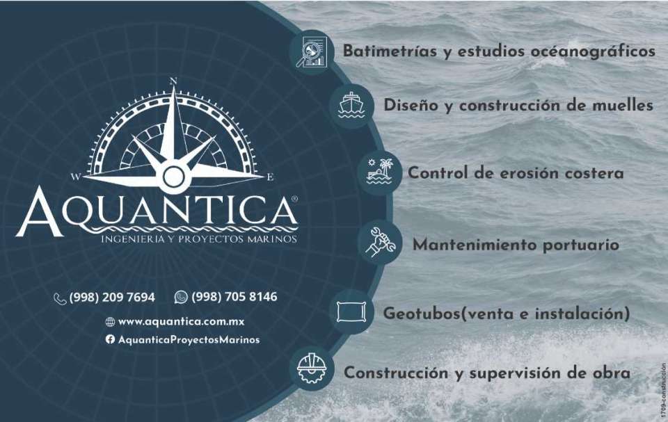 Aquatica: Marine Engineering and Projects. Bathymetry and Oceanographic Studies. Dock Design and Construction. Coastal Erosion Control. Port Maintenance. Geotubes (Sales and Installation) Aquatica: Marine Engineering and Projects. Bathymetry and Oceanographic Studies. Dock Design and Construction. Coastal Erosion Control. Port Maintenance. Geotubes (Sales and Installation)