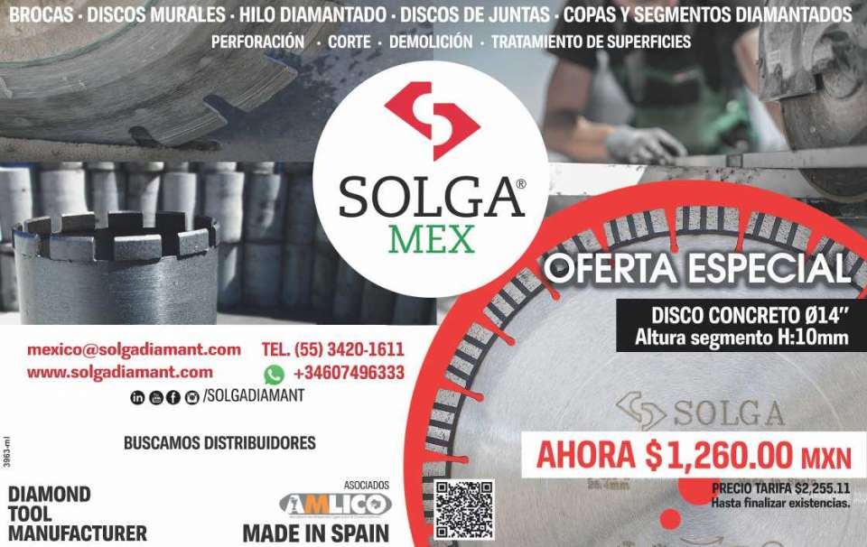 Brocas, discos murales, hilo diamantado, discos de juntas, copas y segmentos diamantados, perforacion, corte, demolicion, tratamiento de superficies Brocas, discos murales, hilo diamantado, discos de juntas, copas y segmentos diamantados, perforacion, corte, demolicion, tratamiento de superficies