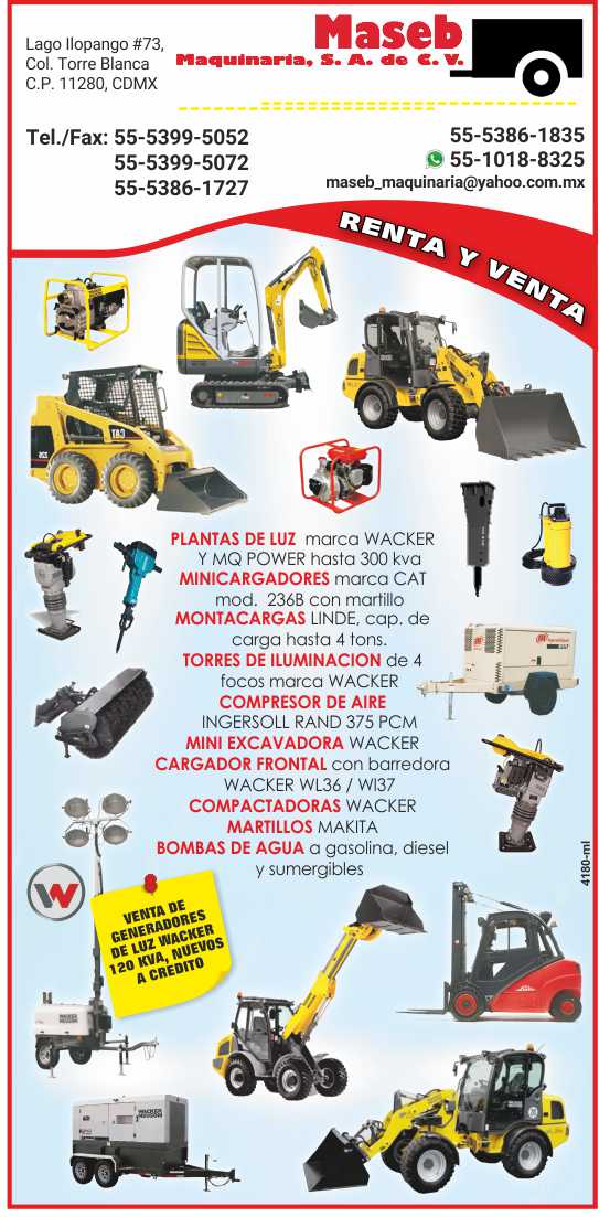 Plantas de Luz, Minicargadores, Montacargas, Torres de Iluminacion, Compresor de Aire, Mini-Excavadora, Cargador Frontal, Compactadoras, Bombas de Agua, Sumergibles. Generadores,Torre de Luz. Plantas de Luz, Minicargadores, Montacargas, Torres de Iluminacion, Compresor de Aire, Mini-Excavadora, Cargador Frontal, Compactadoras, Bombas de Agua, Sumergibles. Generadores,Torre de Luz.