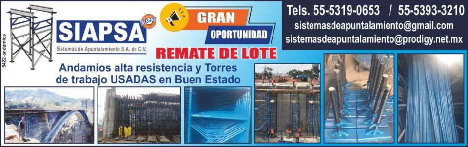 GRAN OPORTUNIDAD - REMATE DE LOTE. Andamios alta resistencia y Torres de Trabajo USADAS en Buen Estado. GRAN OPORTUNIDAD - REMATE DE LOTE. Andamios alta resistencia y Torres de Trabajo USADAS en Buen Estado.