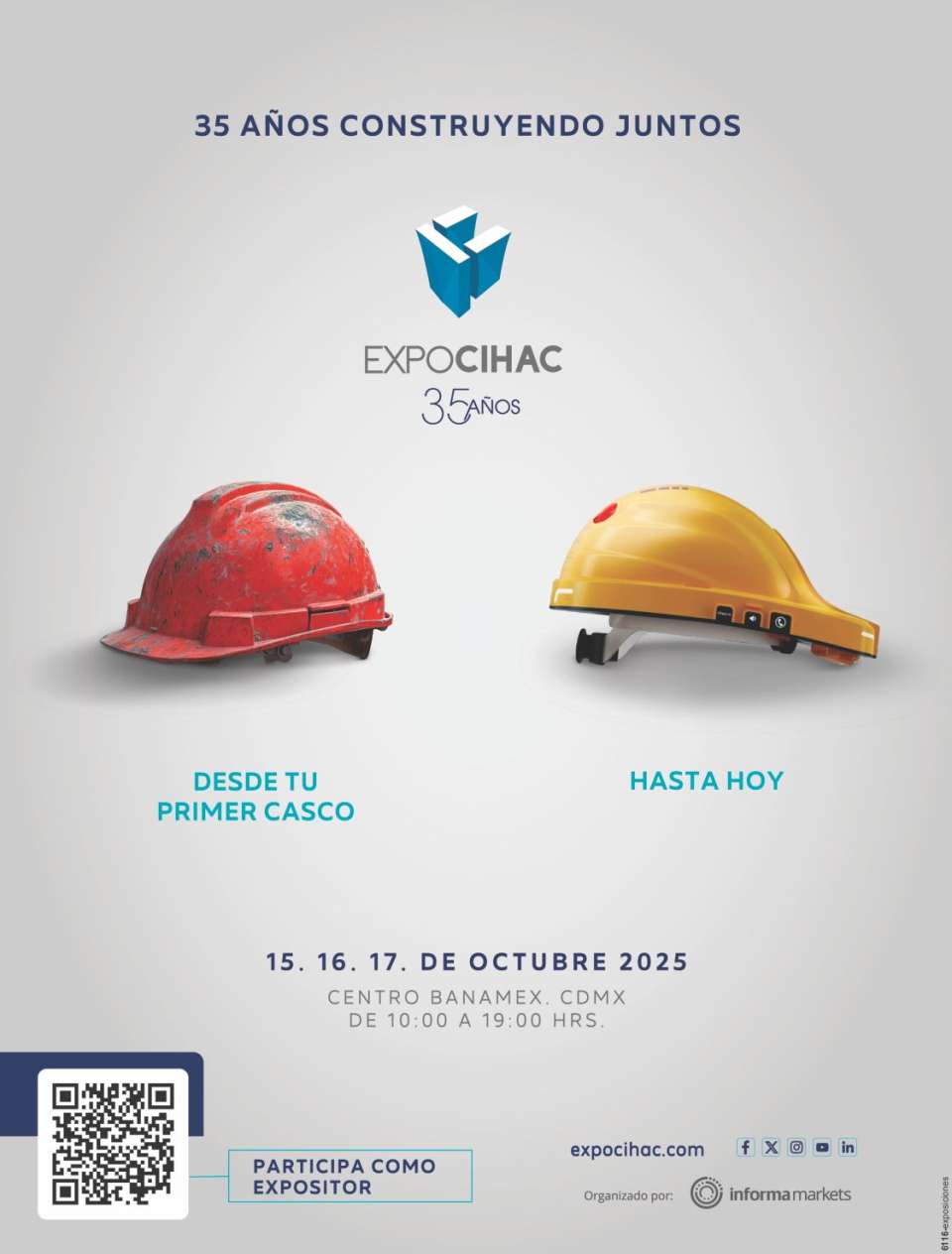 Expo CIHAC, del 15 al 17 de Octubre 2025 en Centro Banamex, Ciudad de Mexico. Expo CIHAC, del 15 al 17 de Octubre 2025 en Centro Banamex, Ciudad de Mexico.