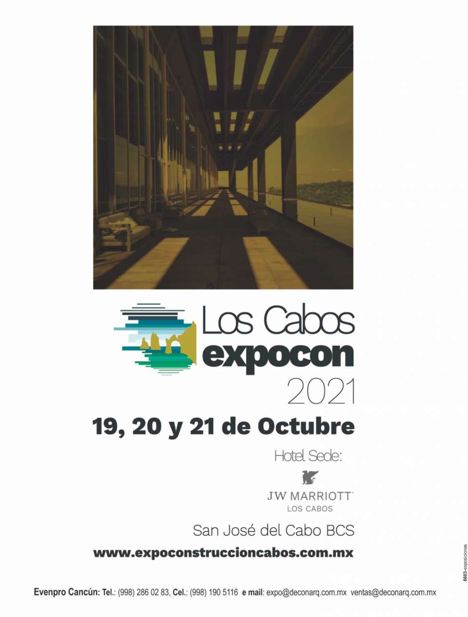 Expo Construccion Los Cabos del 19 al 21 de Octubre 2021 en San Jose del Cabo Expo Construccion Los Cabos del 19 al 21 de Octubre 2021 en San Jose del Cabo