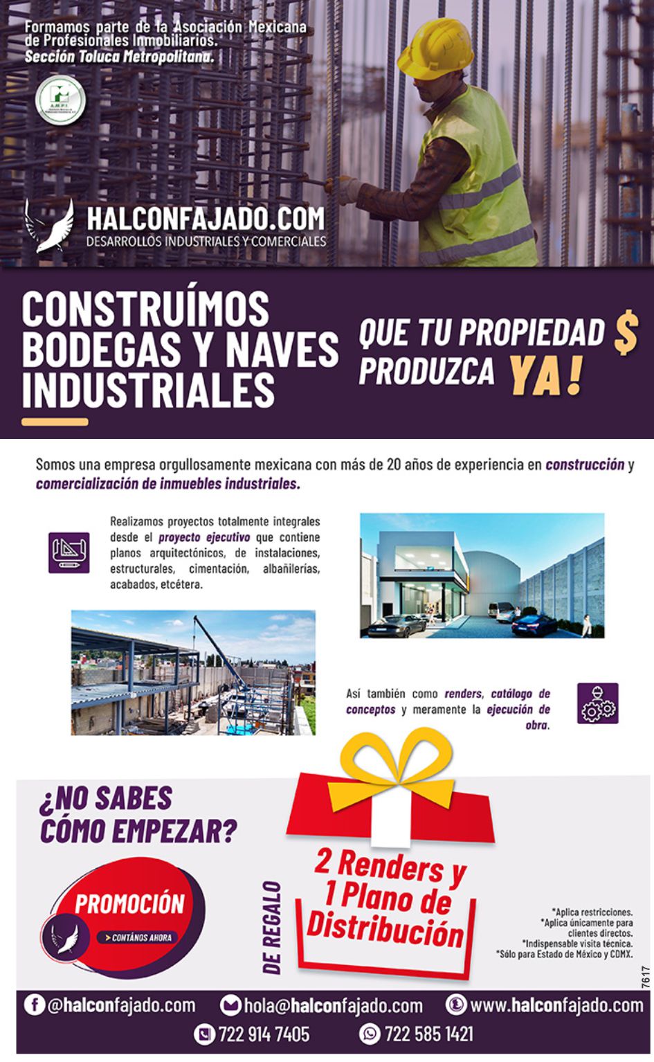 Construimos Bodegas y Naves Industriales, desde el proyecto ejecutivo hasta las instalaciones