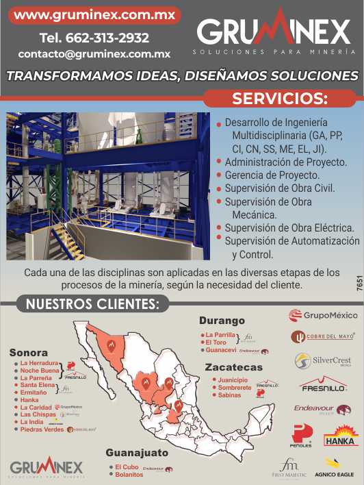 Desarrollo de ingenieria multidisciplinaria, administracion de proyectos,automatizacion de los procesos enfocados en la construccion y mineria Desarrollo de ingenieria multidisciplinaria, administracion de proyectos,automatizacion de los procesos enfocados en la construccion y mineria