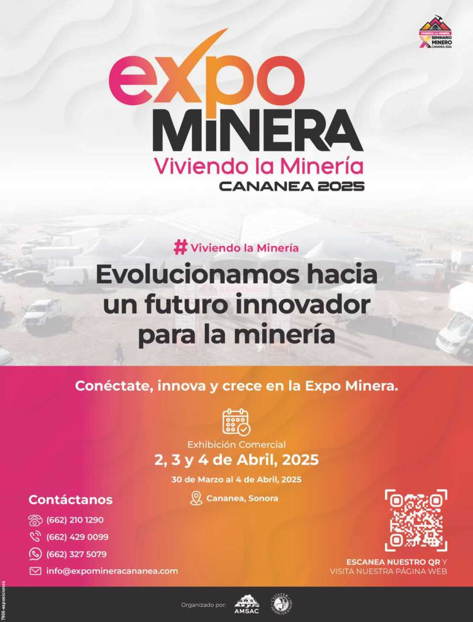Expo Minera Cananea, en Parque Tamosura Cananea, Sonora, del 2 al 4 de Abril 2025. Viviendo la Mineria Expo Minera Cananea, en Parque Tamosura Cananea, Sonora, del 2 al 4 de Abril 2025. Viviendo la Mineria