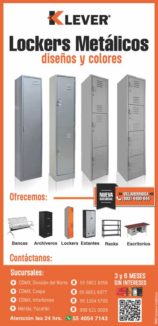 Lockers metalicos, diseños y colores. Bancas, archiveros, estantes, racks, escritorios Lockers metalicos, diseños y colores. Bancas, archiveros, estantes, racks, escritorios