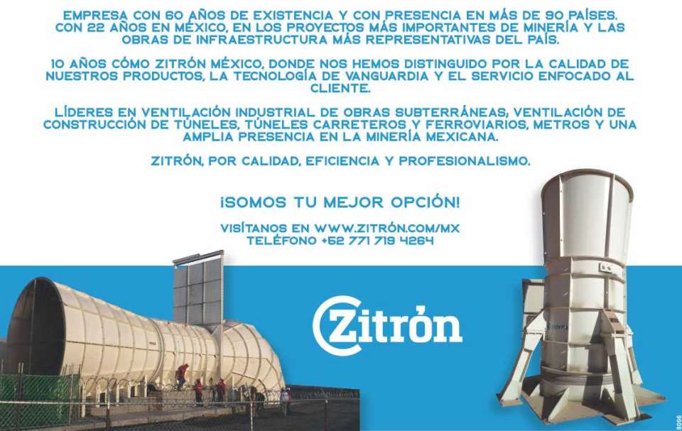 Leaders in Industrial Ventilation of Underground Works, Ventilation of Tunnel Construction, Road and Railway Tunnels and a wide presence in Mexican Mining. WE ARE YOUR BEST OPTION! Leaders in Industrial Ventilation of Underground Works, Ventilation of Tunnel Construction, Road and Railway Tunnels and a wide presence in Mexican Mining. WE ARE YOUR BEST OPTION!
