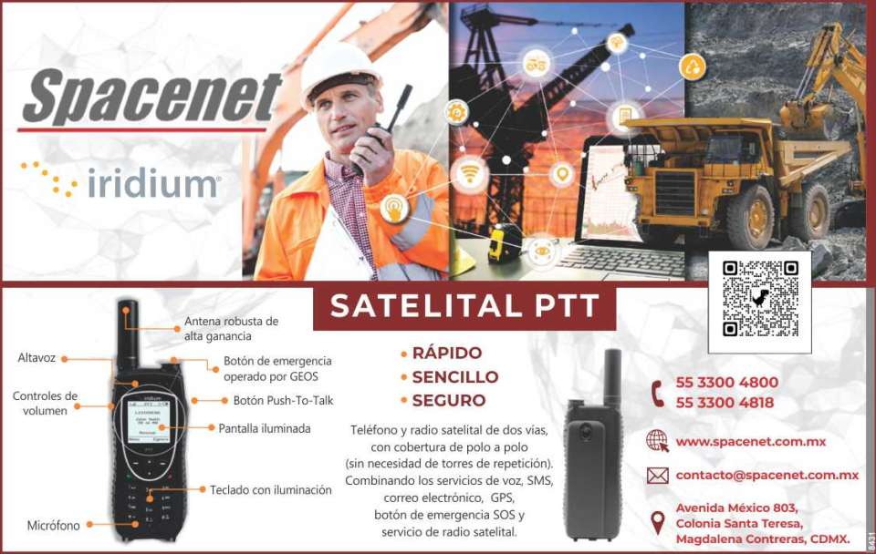 Telefono y radio satelital de dos vias, con cobertura de polo a polo, sin necesidad de torres de repeticion. Combinando los servicios de voz, SMS, correo electronico, GPS, boton SOS y radio satelital Telefono y radio satelital de dos vias, con cobertura de polo a polo, sin necesidad de torres de repeticion. Combinando los servicios de voz, SMS, correo electronico, GPS, boton SOS y radio satelital