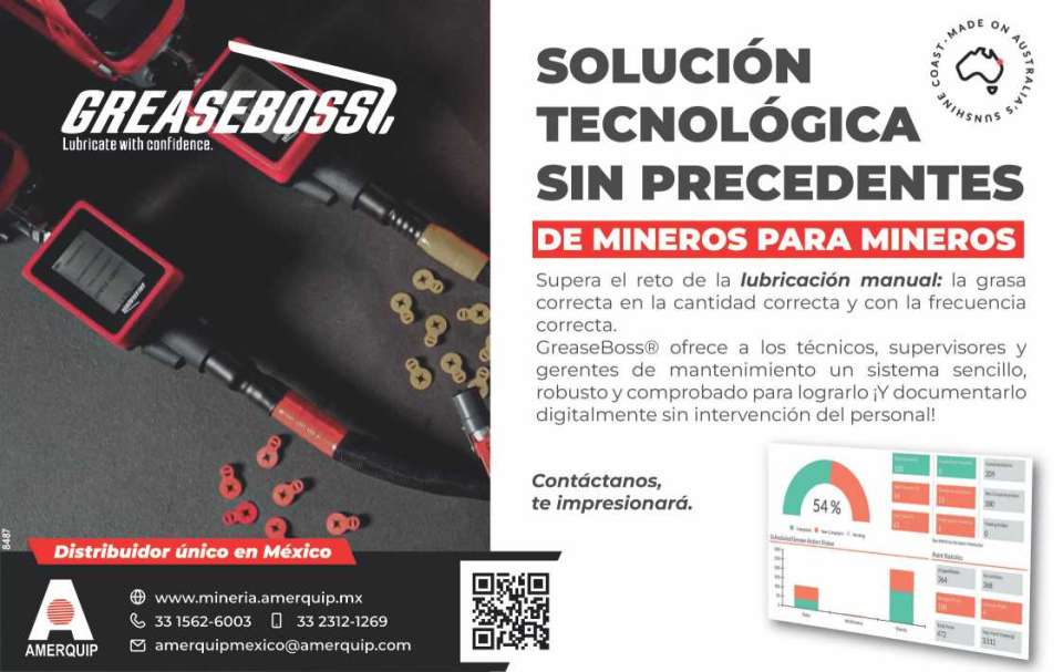 De Mineros para Mineros. Solucion Tecnologica sin precedentes. Supera el reto de la lubricacion manual, la grasa correcta en la cantidad correcta y con la frecuencia correcta. GreaseBoss.