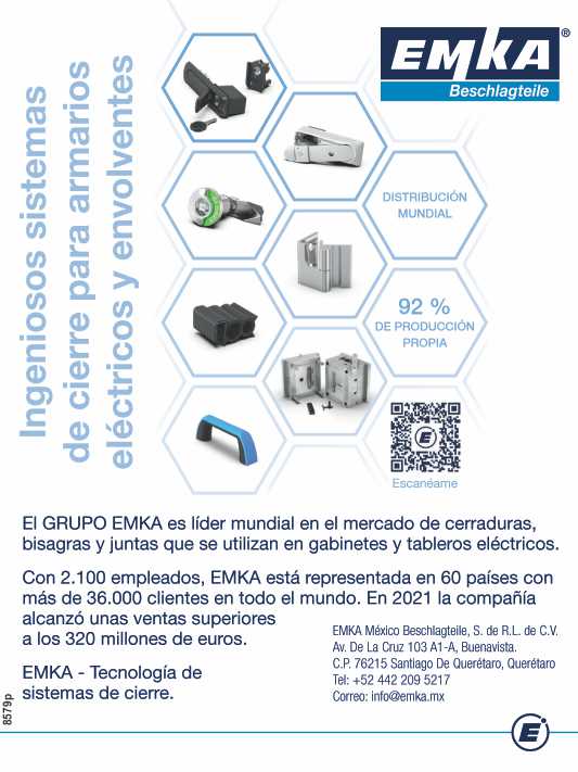 Ingeniosos SISTEMAS DE CIERRE para armarios electricos y envolventes. Grupo EMKA es lider mundial en el mercado de Cerraduras, Bisagras y Juntas que se utilizan en gabinetes y tableros electricos. Ingeniosos SISTEMAS DE CIERRE para armarios electricos y envolventes. Grupo EMKA es lider mundial en el mercado de Cerraduras, Bisagras y Juntas que se utilizan en gabinetes y tableros electricos.