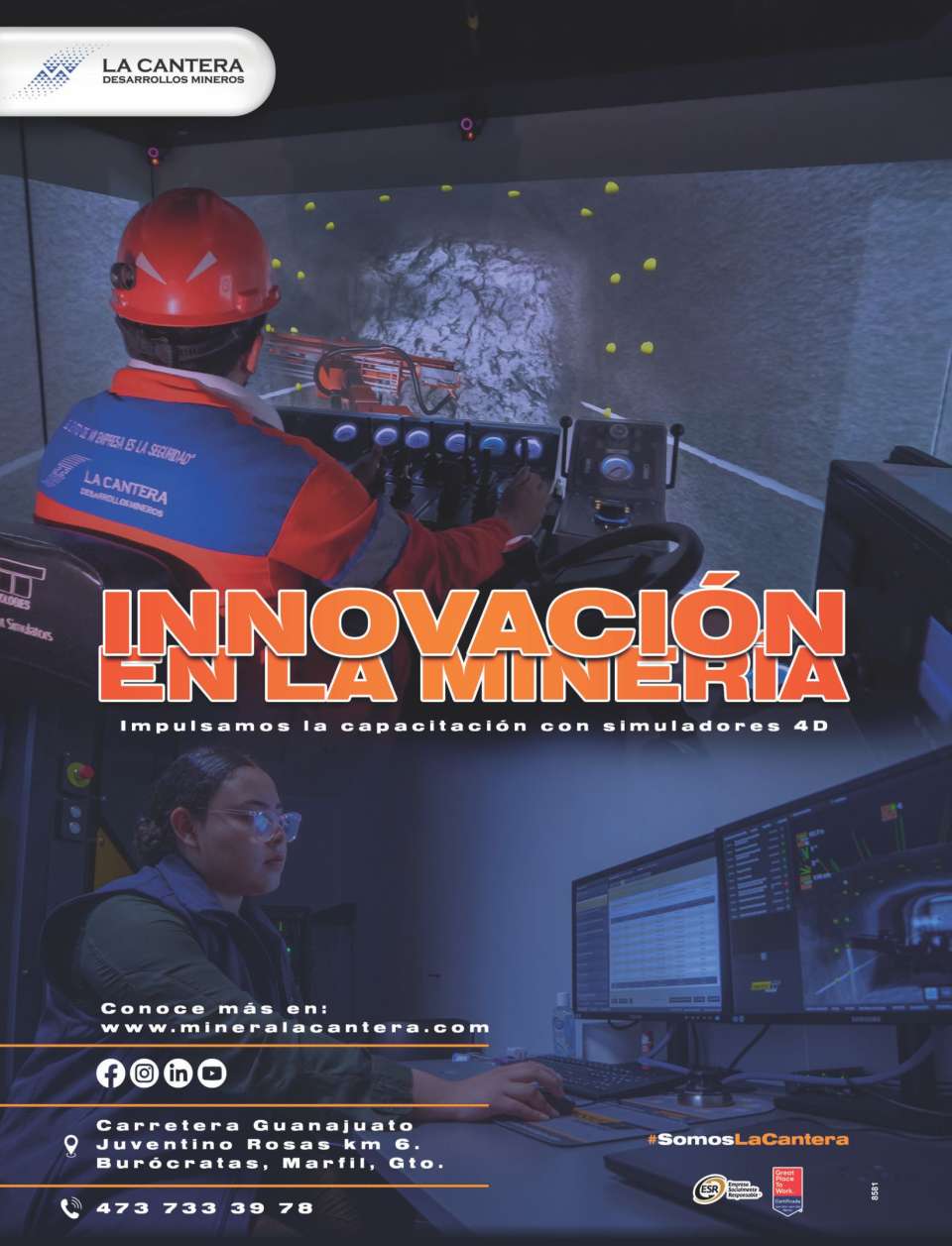 Innovacion en la Mineria. Impulsamos la Capacitacion con Simuladores 4D. Innovacion en la Mineria. Impulsamos la Capacitacion con Simuladores 4D.