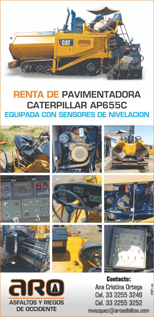 CAT AP655C Paver Rental, Equipped with Leveling Sensors. CAT AP655C Paver Rental, Equipped with Leveling Sensors.