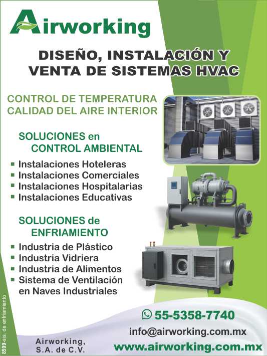 Sistemas de Enfriamiento de Procesos Industriales por Recirculacion de Agua Helada en la Industria del Plastico, Vidriera y de Alimentos. Diseño de Ingenieria de Sistemas de Ventilacion. Airworking Sistemas de Enfriamiento de Procesos Industriales por Recirculacion de Agua Helada en la Industria del Plastico, Vidriera y de Alimentos. Diseño de Ingenieria de Sistemas de Ventilacion. Airworking