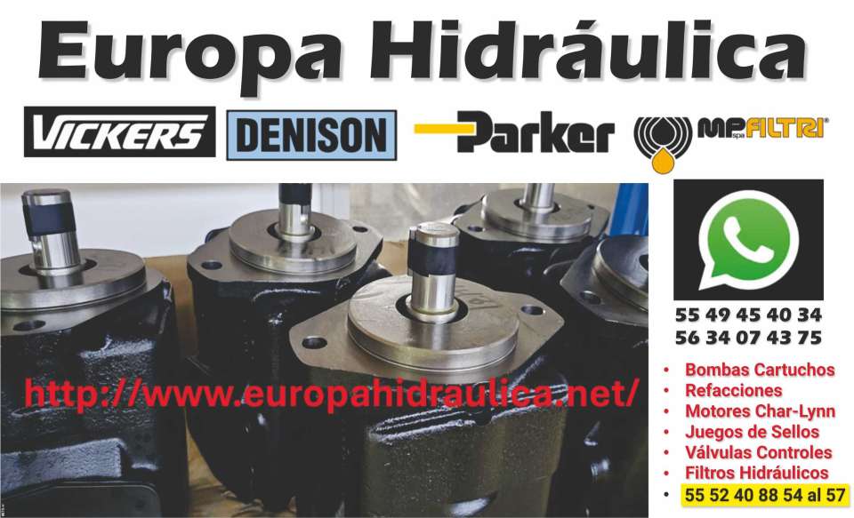 Europe Hydraulics * Cartridge pumps * Spare parts * Engines - Char-Lynn * Stamp Games * Valves Controls * Hydraulic Filters Europe Hydraulics * Cartridge pumps * Spare parts * Engines - Char-Lynn * Stamp Games * Valves Controls * Hydraulic Filters