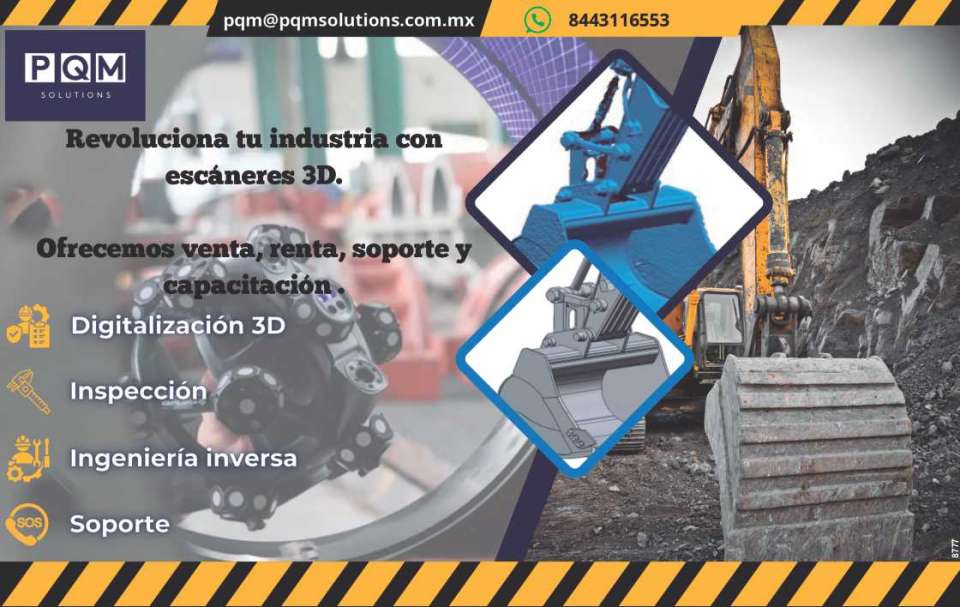 PQM Solutions Revoluciona tu industria con escaneres 3D. Ofrecemos Venta, Renta, Soporte y Capacitacion. Digitalizacion 3D Inspeccion Ingenieria Inversa Soporte PQM Solutions Revoluciona tu industria con escaneres 3D. Ofrecemos Venta, Renta, Soporte y Capacitacion. Digitalizacion 3D Inspeccion Ingenieria Inversa Soporte