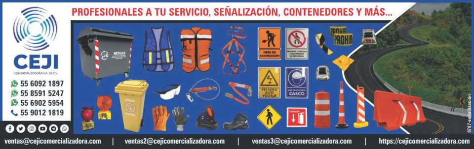 Profesionales a tu servicio en señalizacion, contenedores, equipo de seguridad y mas Profesionales a tu servicio en señalizacion, contenedores, equipo de seguridad y mas