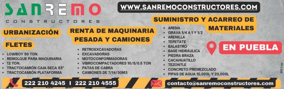 Urbanizacion, Fletes, Renta de Maquinaria Pesada y Camiones, Suministro y Acarreo de Materiales. Urbanizacion, Fletes, Renta de Maquinaria Pesada y Camiones, Suministro y Acarreo de Materiales.