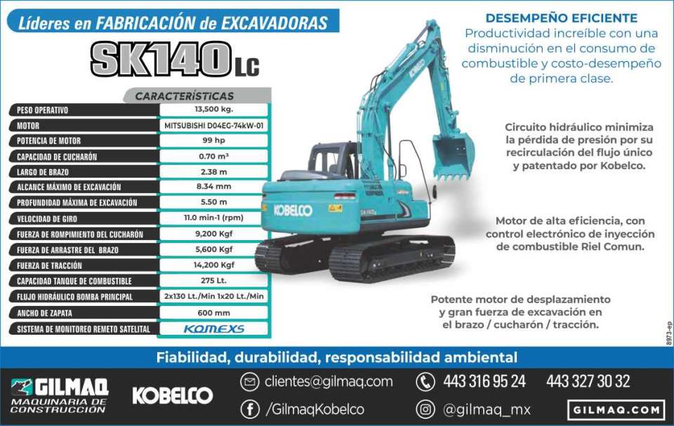 SK140LC Efficient performance, incredible productivity with reduced fuel consumption and first-class cost-effectiveness. Hydraulic circuit minimizes pressure loss. SK140LC Efficient performance, incredible productivity with reduced fuel consumption and first-class cost-effectiveness. Hydraulic circuit minimizes pressure loss.